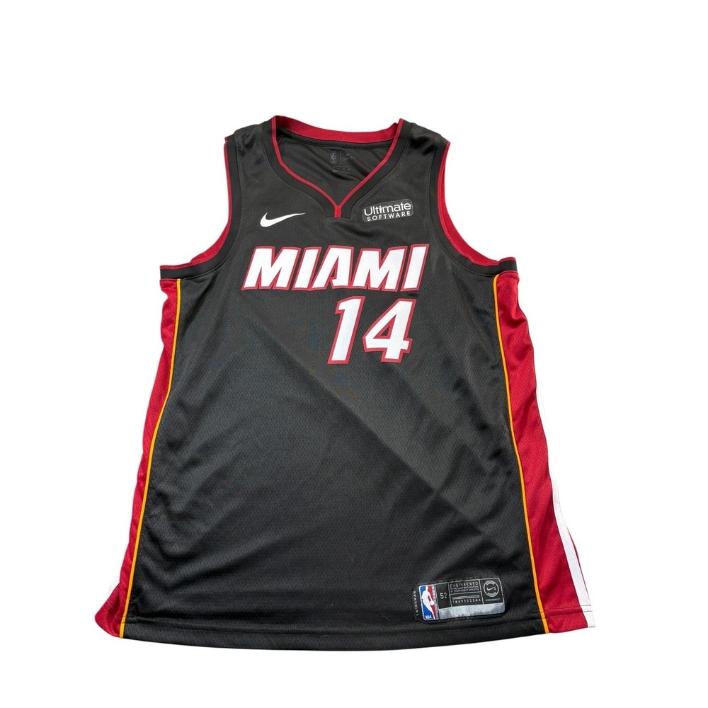 Nike Miami Heat Tyler Herro #14 Icon Swingman Jersey Men Size 52 XL Black